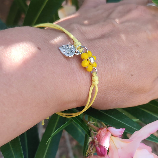 Bracciale FIORELLA - Giallo in vendita su Petali e Passioni Bijoux