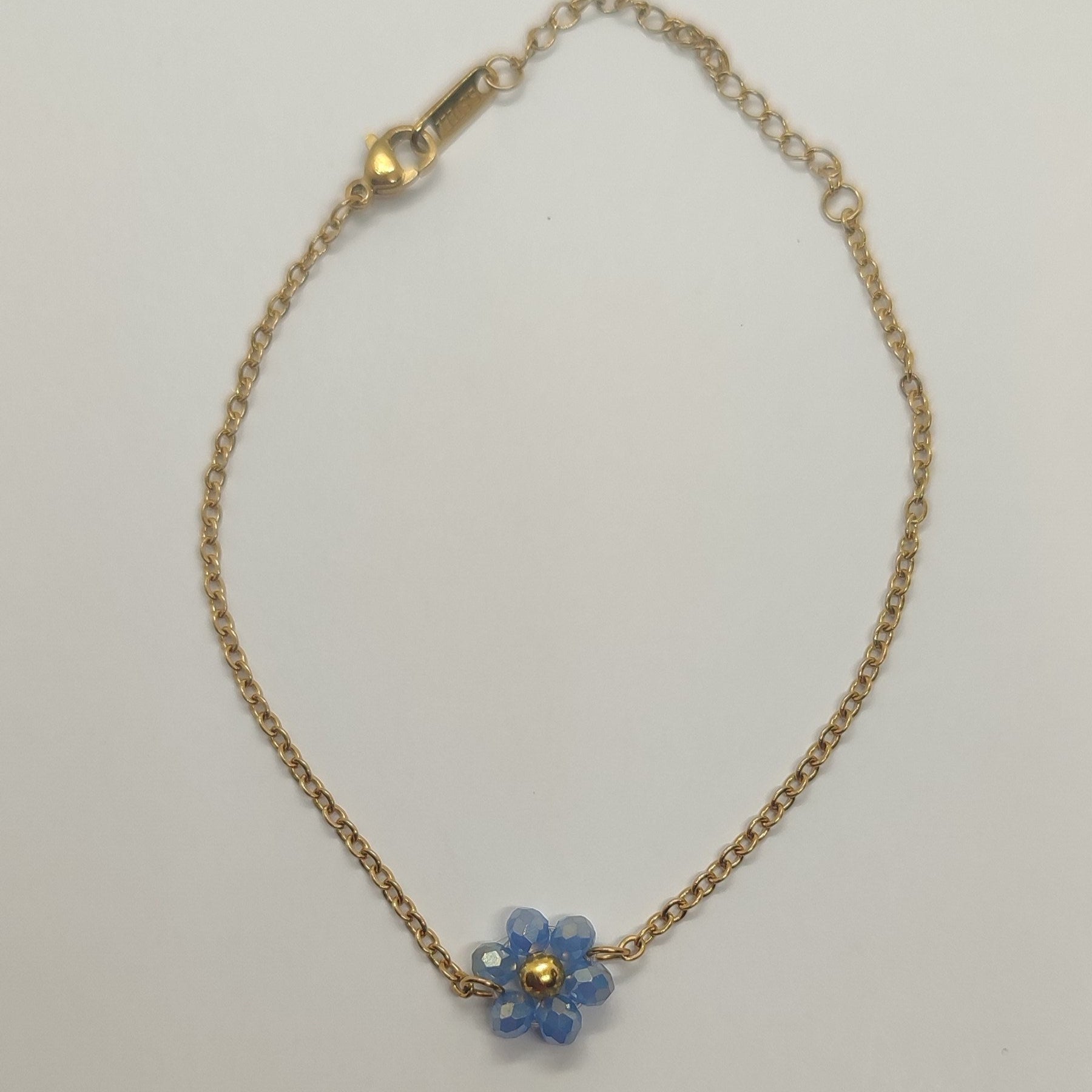 Braccialetto FIORELLA - Azzurro Steel in vendita su Petali e Passioni Bijoux