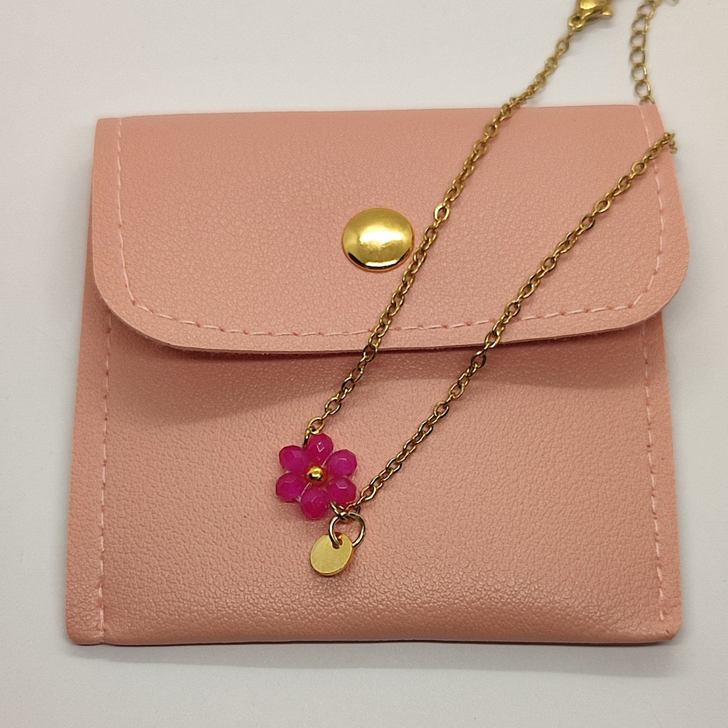 Braccialetto FIORELLA - Fucsia in vendita su Petali e Passioni Bijoux