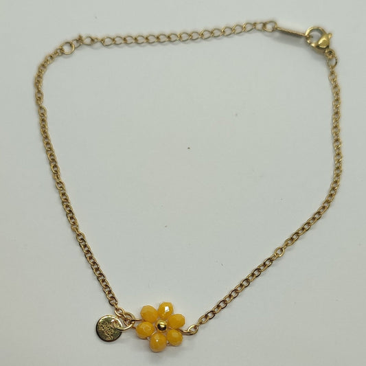 Braccialetto FIORELLA - Giallo in vendita su Petali e Passioni Bijoux