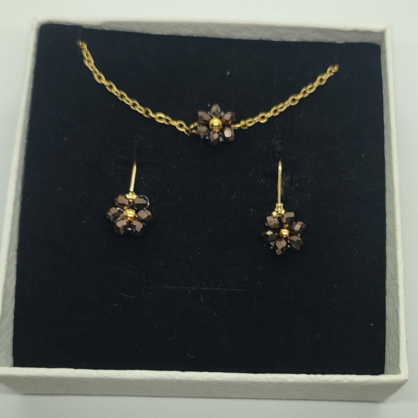 Braccialetto FIORELLA - Marrone in vendita su Petali e Passioni Bijoux