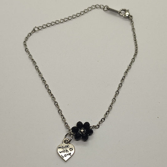 Braccialetto FIORELLA - Nero in vendita su Petali e Passioni Bijoux