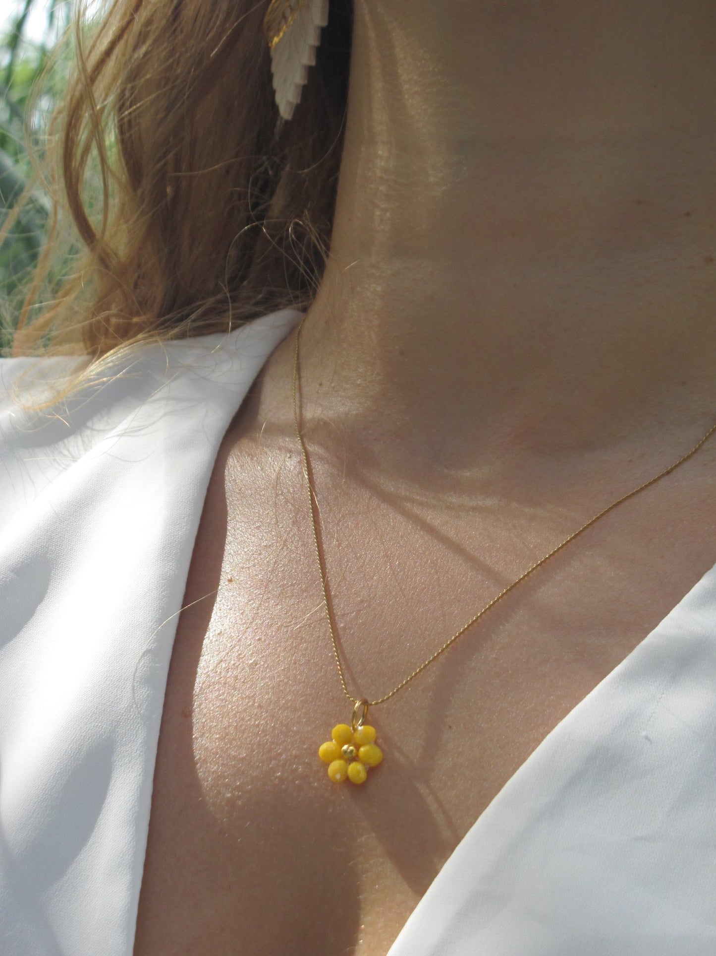 Collana FIORELLA - giallo in vendita su Petali e Passioni Bijoux