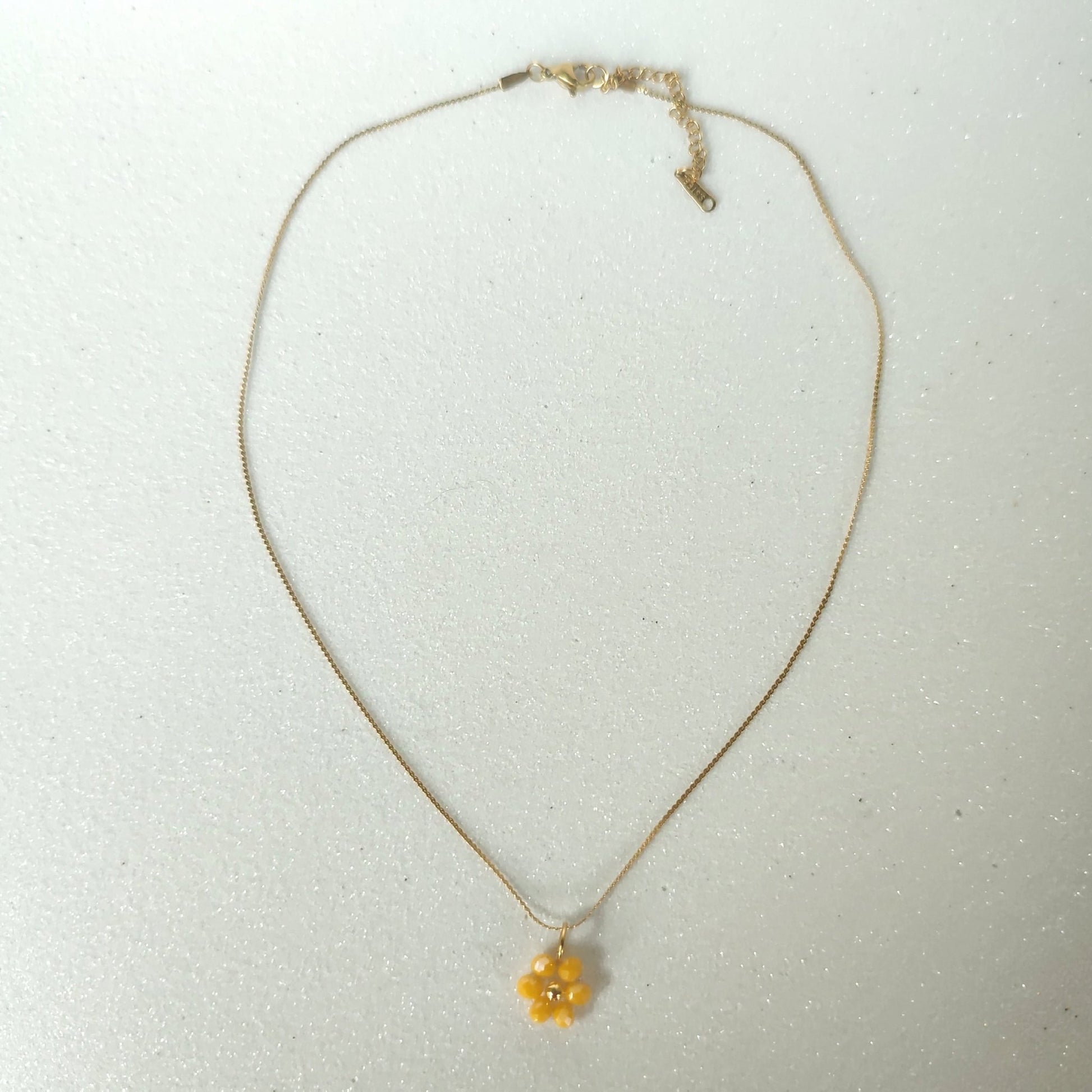Collana FIORELLA - giallo in vendita su Petali e Passioni Bijoux