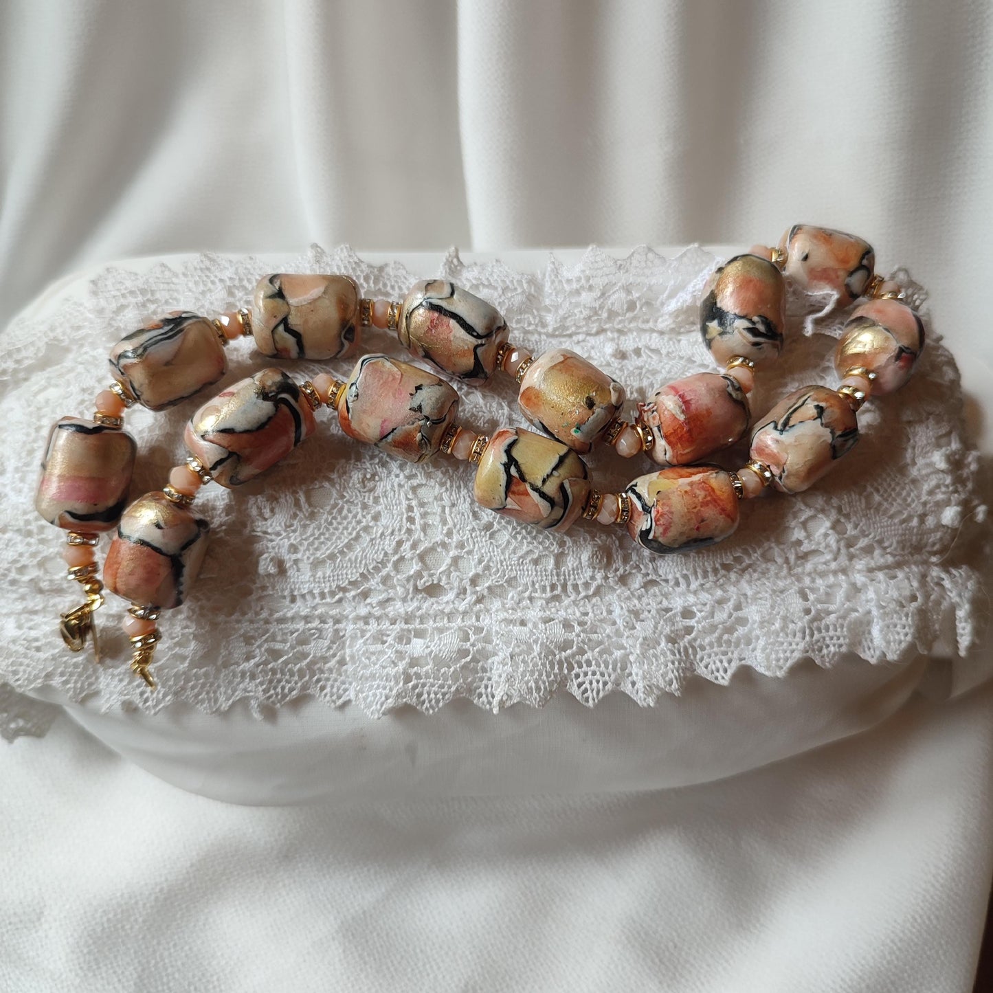 Collana Boule in pasta polimerica