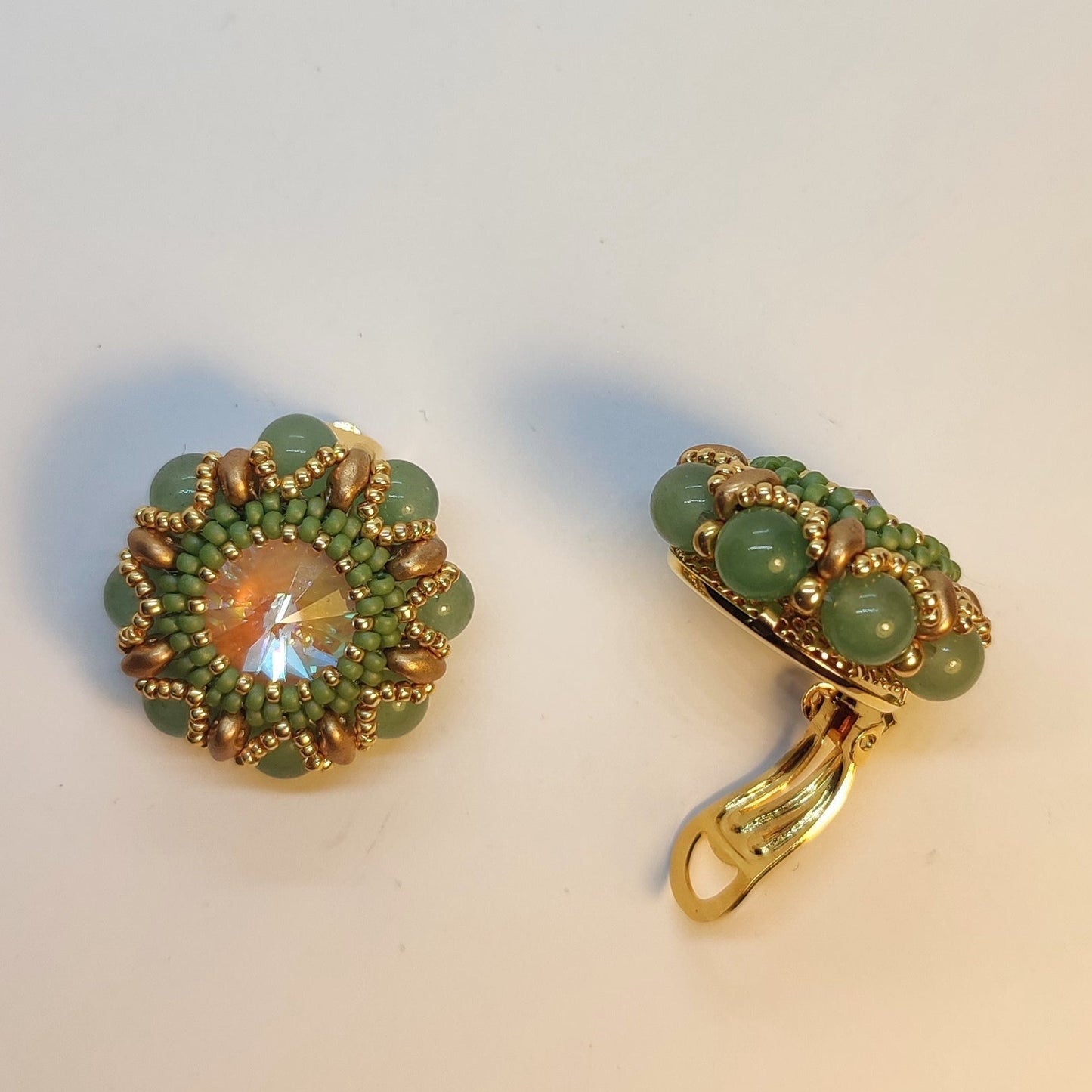 Orecchini ANEMONE - A4VVENTURINA in vendita su Petali e Passioni Bijoux