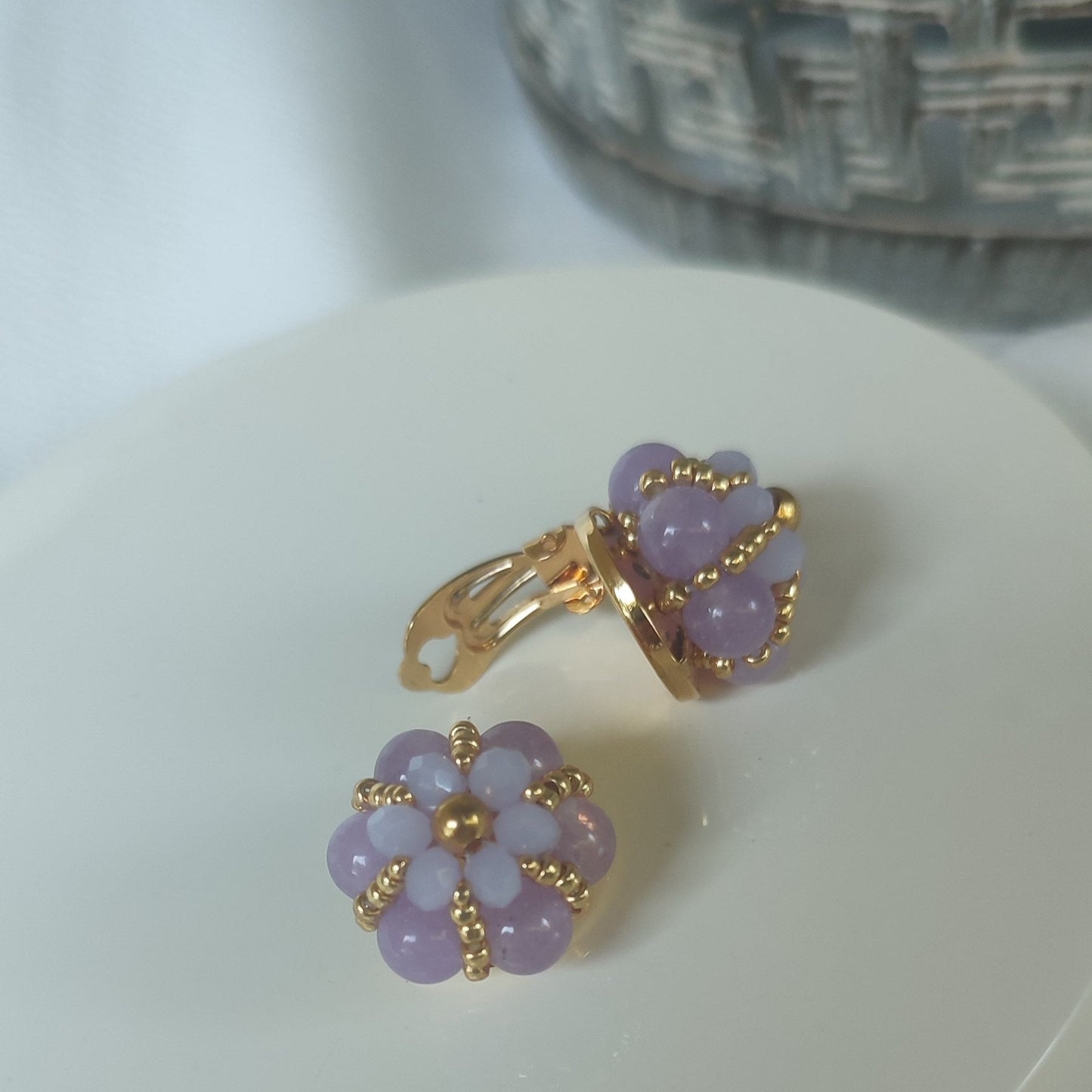 Orecchini Easy - Ametista in vendita su Petali e Passioni Bijoux