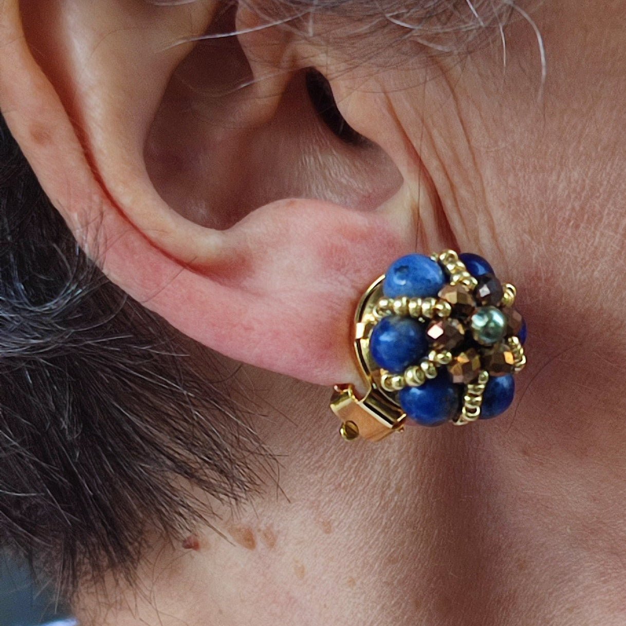 Orecchini Easy - Sodalite in vendita su Petali e Passioni Bijoux