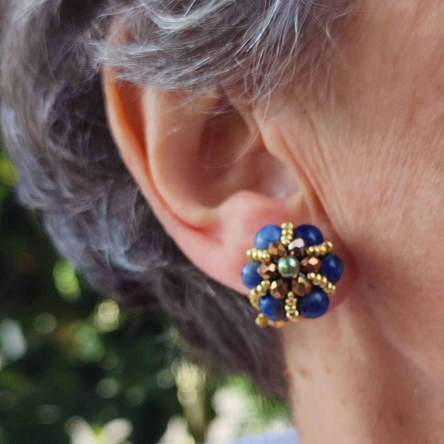 Orecchini Easy - Sodalite in vendita su Petali e Passioni Bijoux