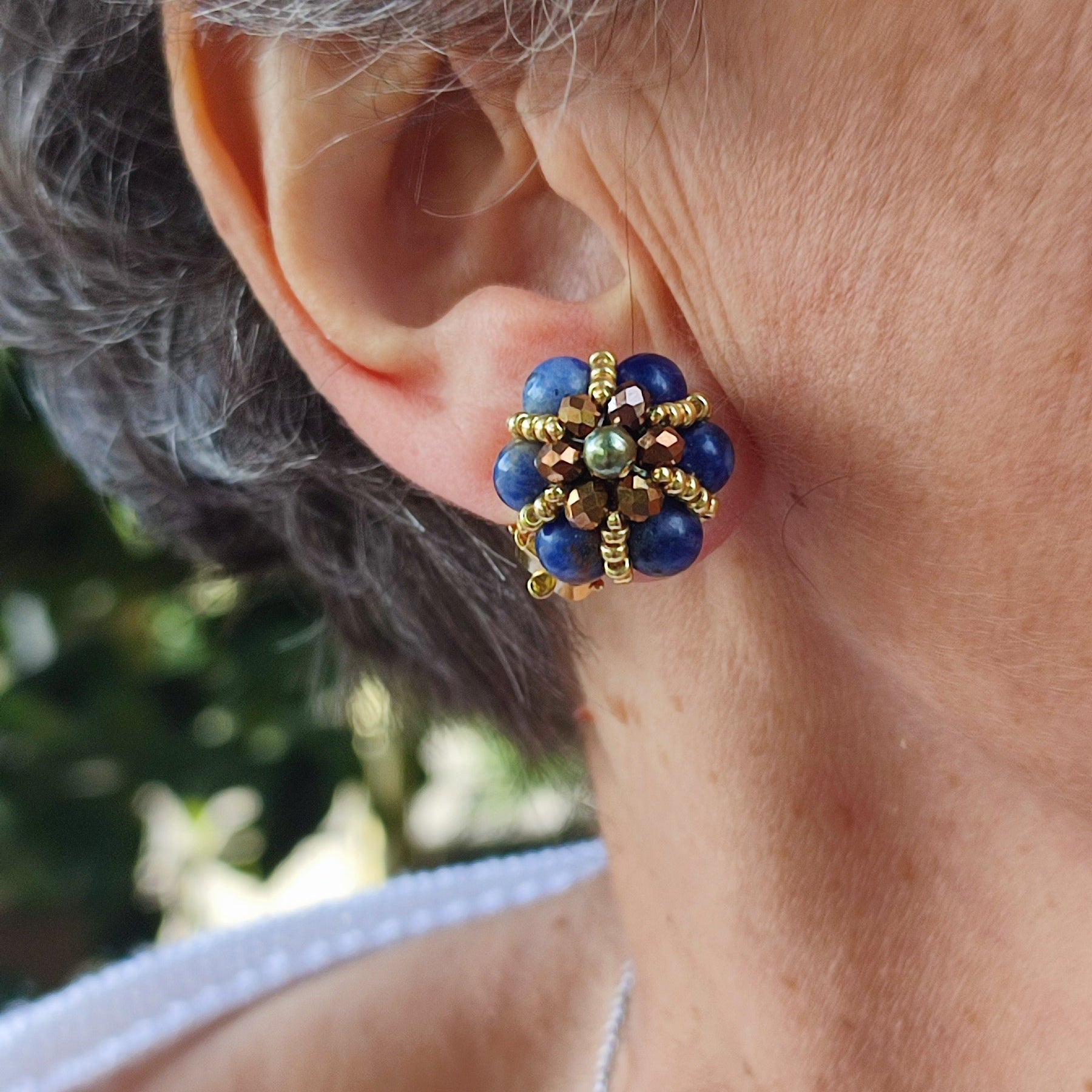 Orecchini Easy - Sodalite in vendita su Petali e Passioni Bijoux