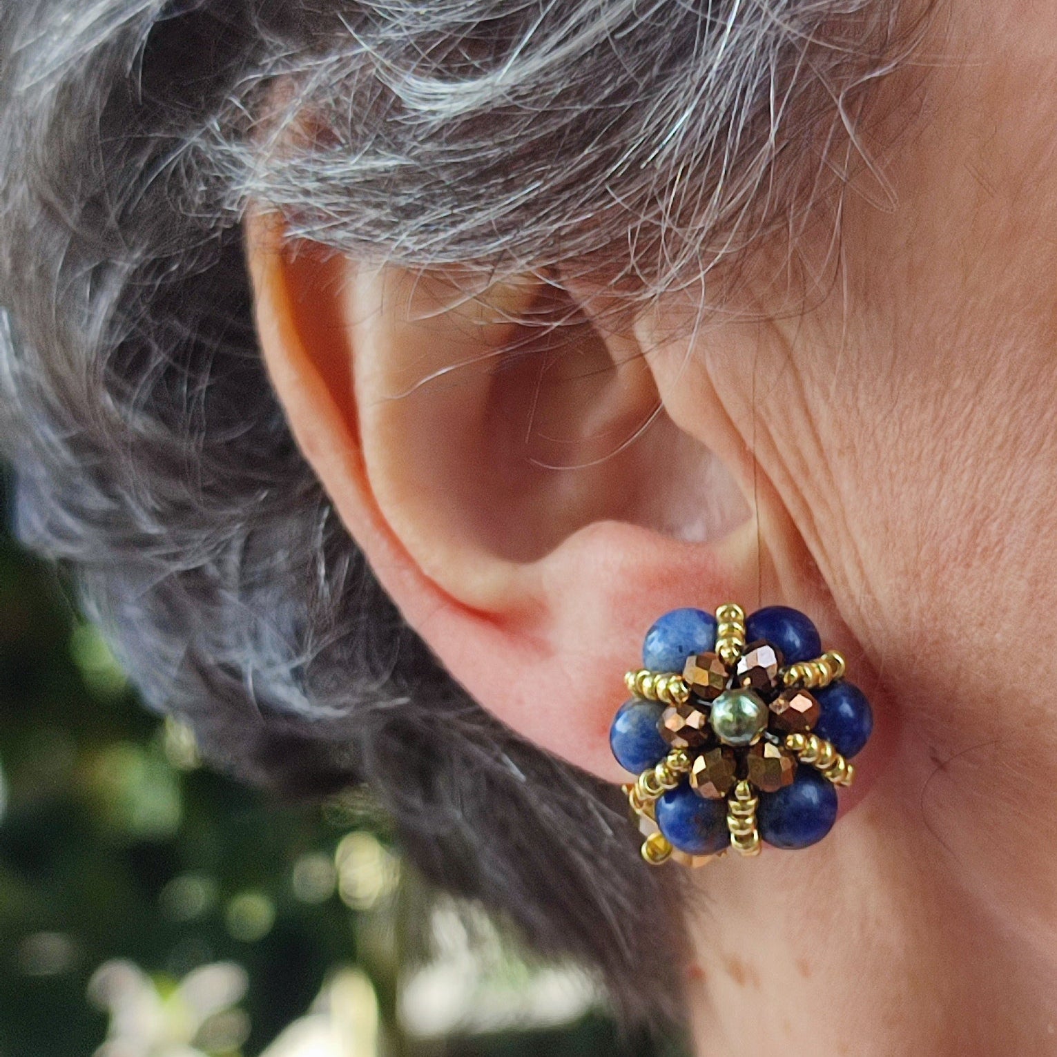 Orecchini Easy - Sodalite in vendita su Petali e Passioni Bijoux
