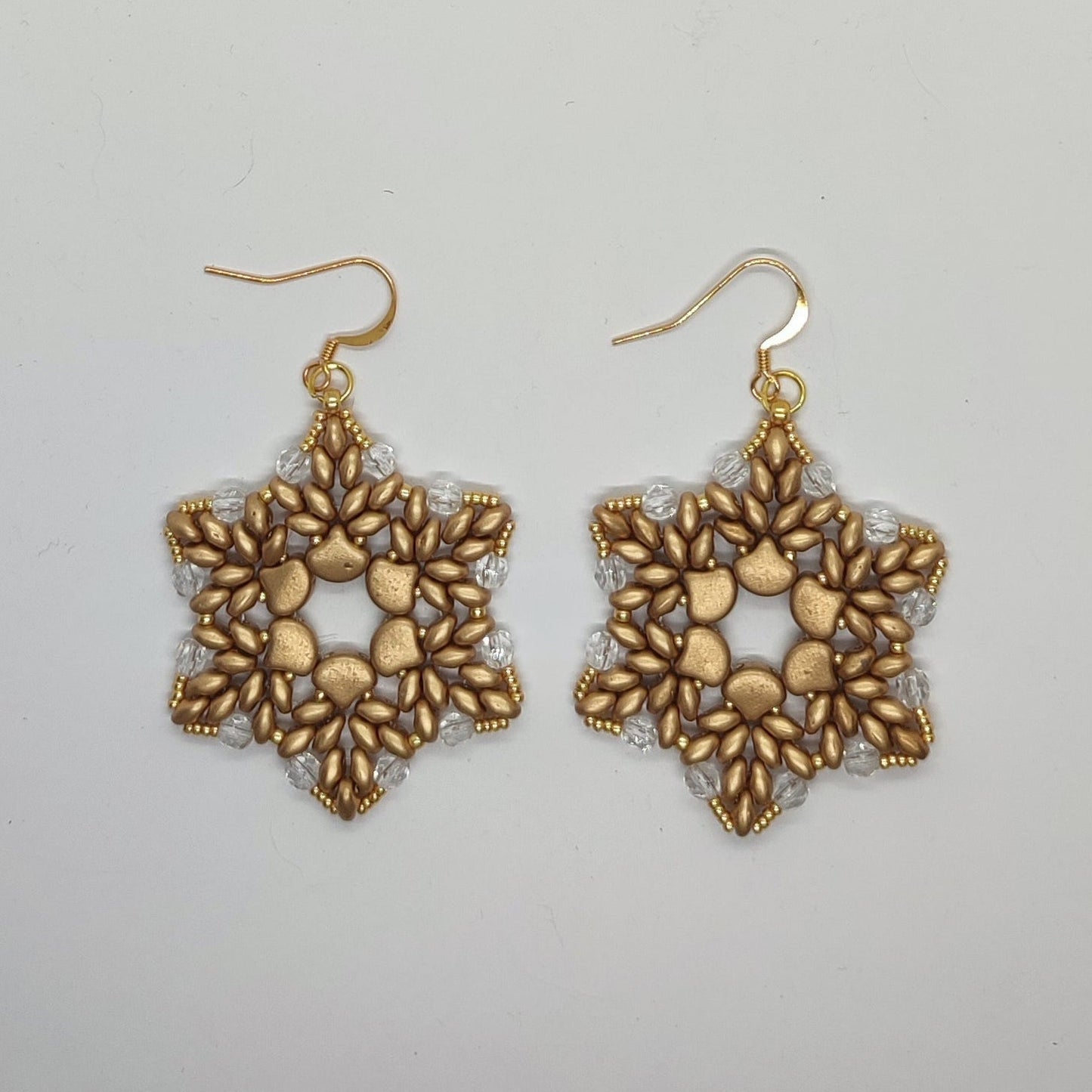 Orecchini - FIOR di NEVE - Oro in vendita su Petali e Passioni Bijoux