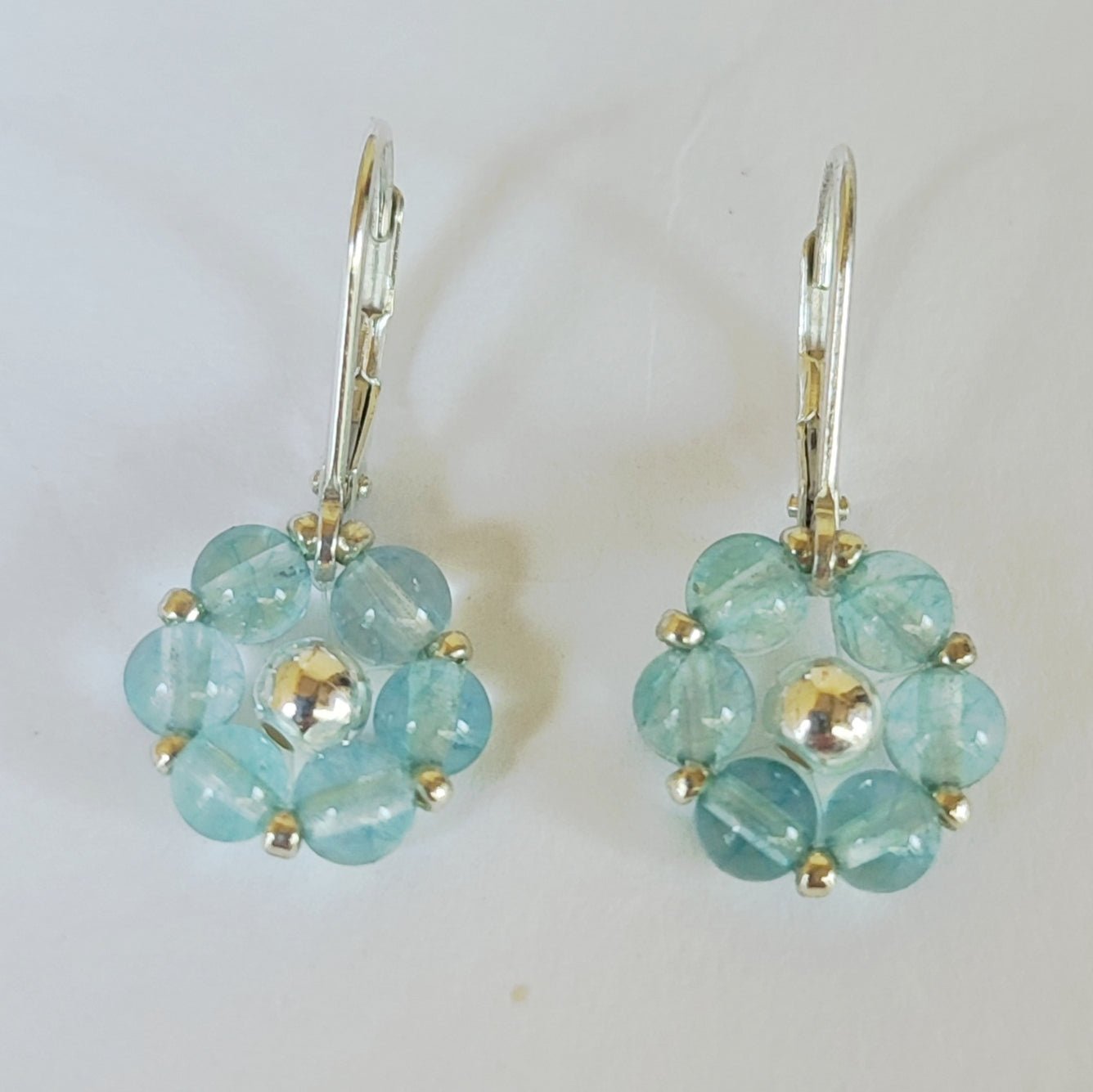 Orecchini FIORE ZODIACALE - ACQUARIO Acquamarina in vendita su Petali e Passioni Bijoux