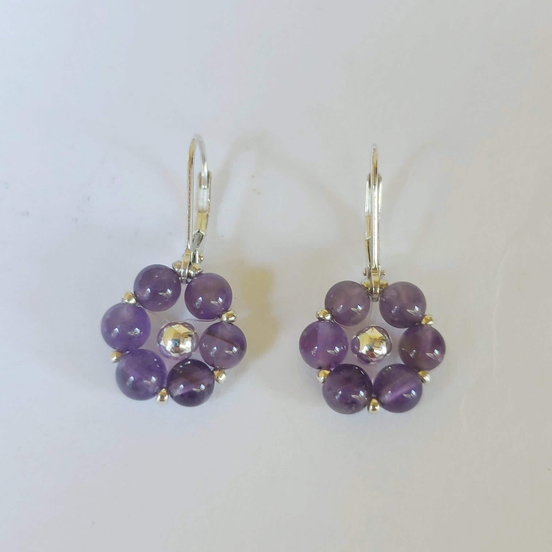Orecchini FIORE ZODIACALE - PESCI Ametista in vendita su Petali e Passioni Bijoux