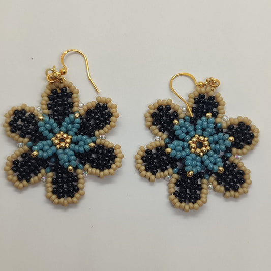 Orecchini TUO - Nero - Azzurro bay in vendita su Petali e Passioni Bijoux