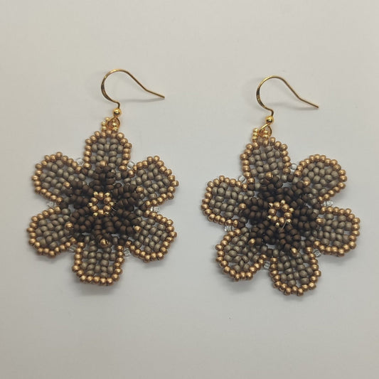 Orecchini TUO - Tortora, marrone in vendita su Petali e Passioni Bijoux