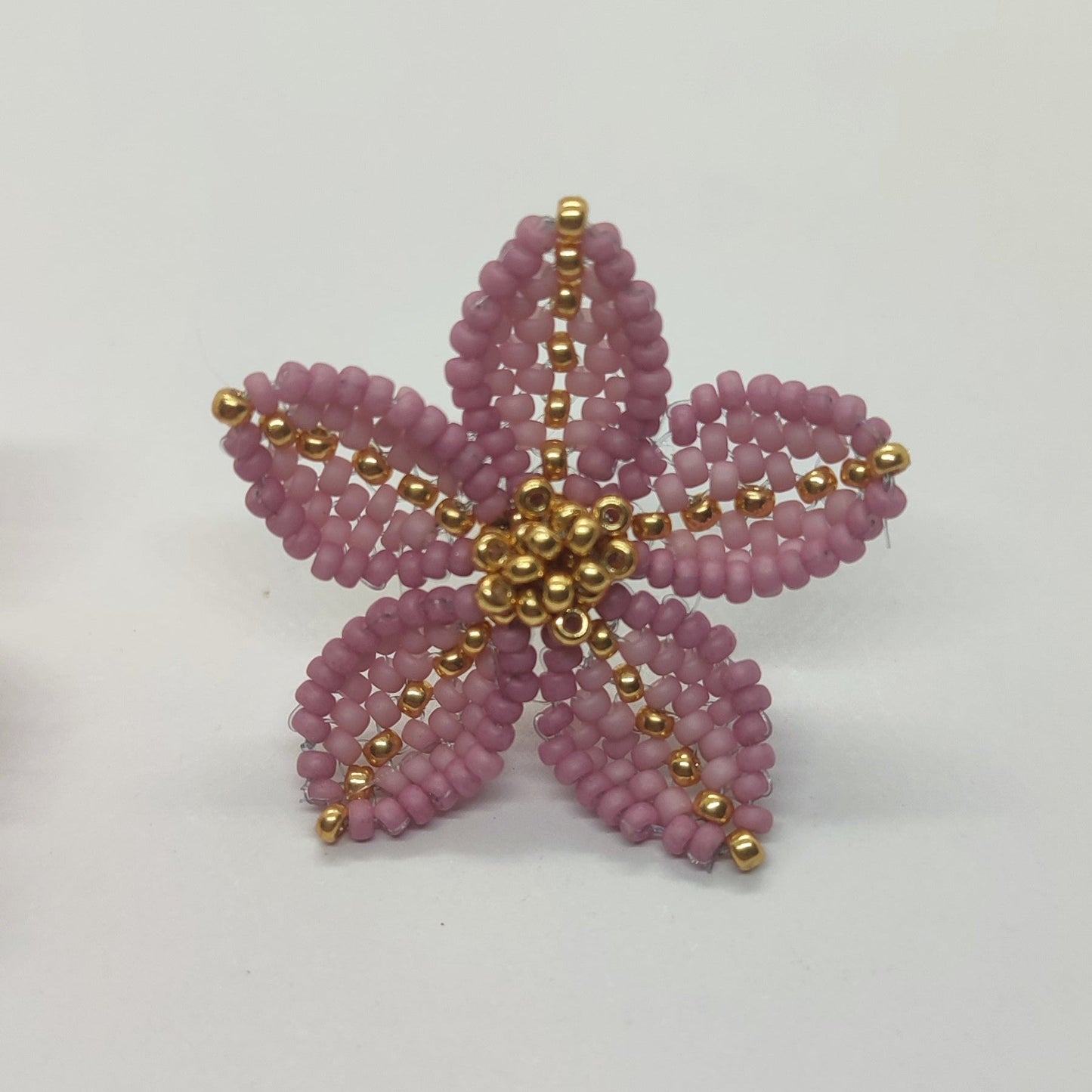Orecchino CLEMATIS - Rosa in vendita su Petali e Passioni Bijoux
