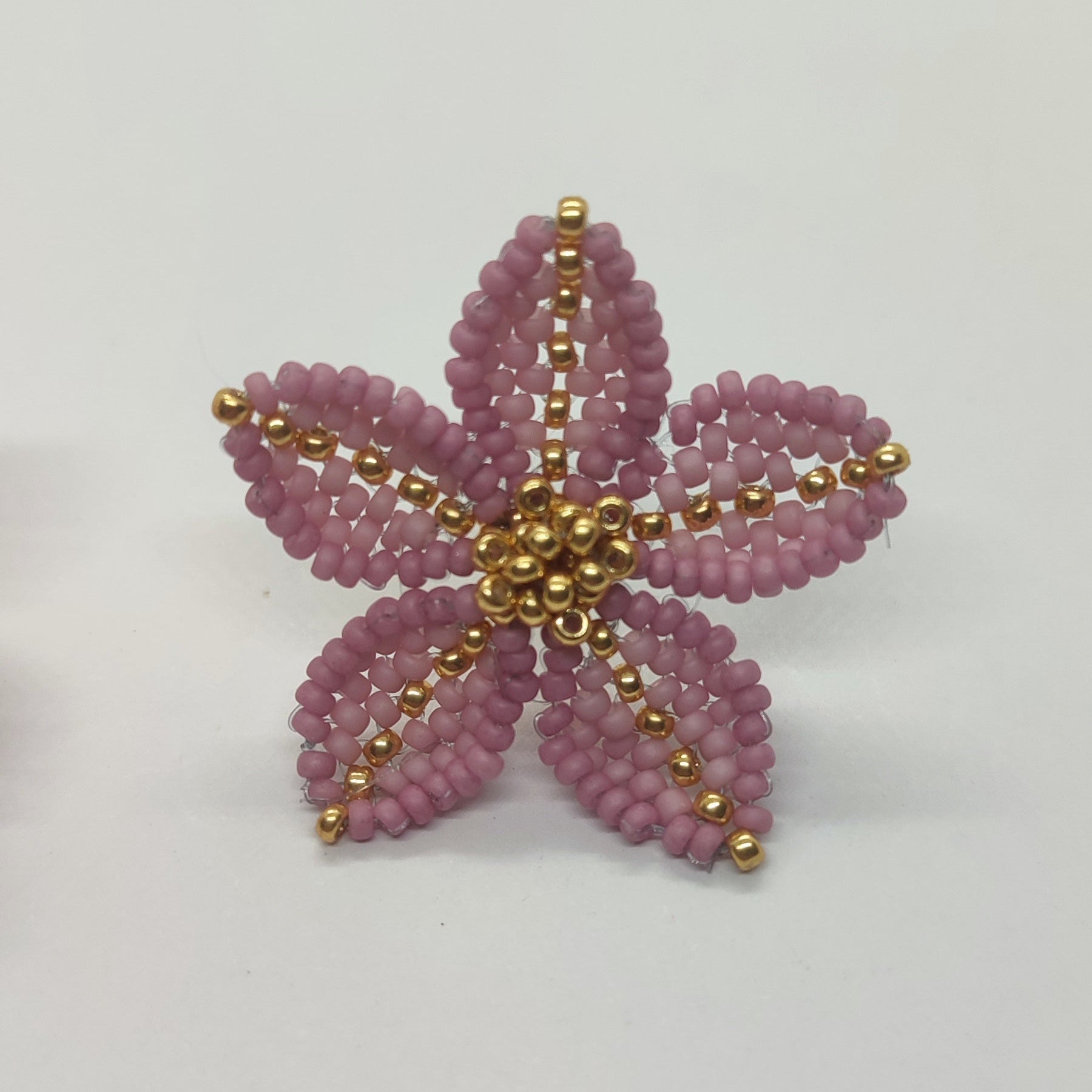 Orecchino CLEMATIS - Rosa in vendita su Petali e Passioni Bijoux