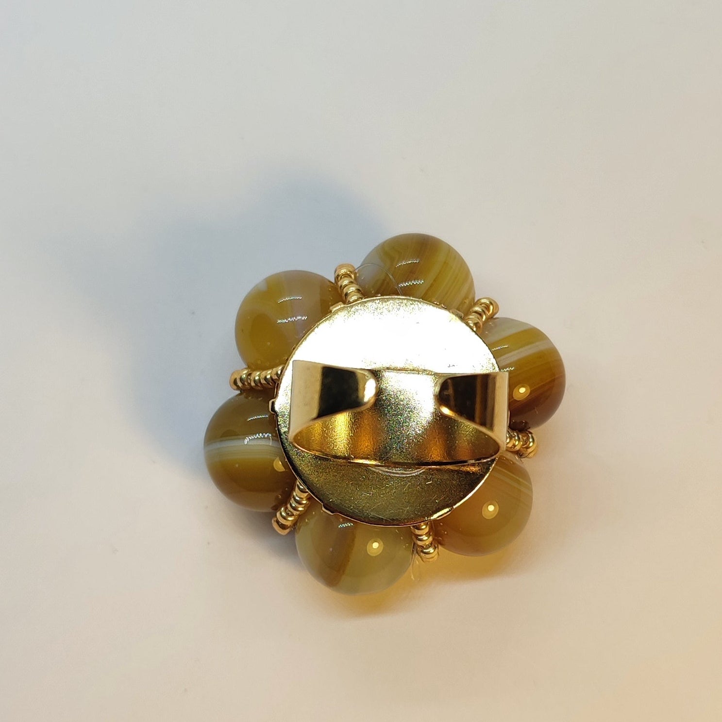 Unico Regina - Agata Pomelo e cristallo Swarovsky in vendita su Petali e Passioni Bijoux