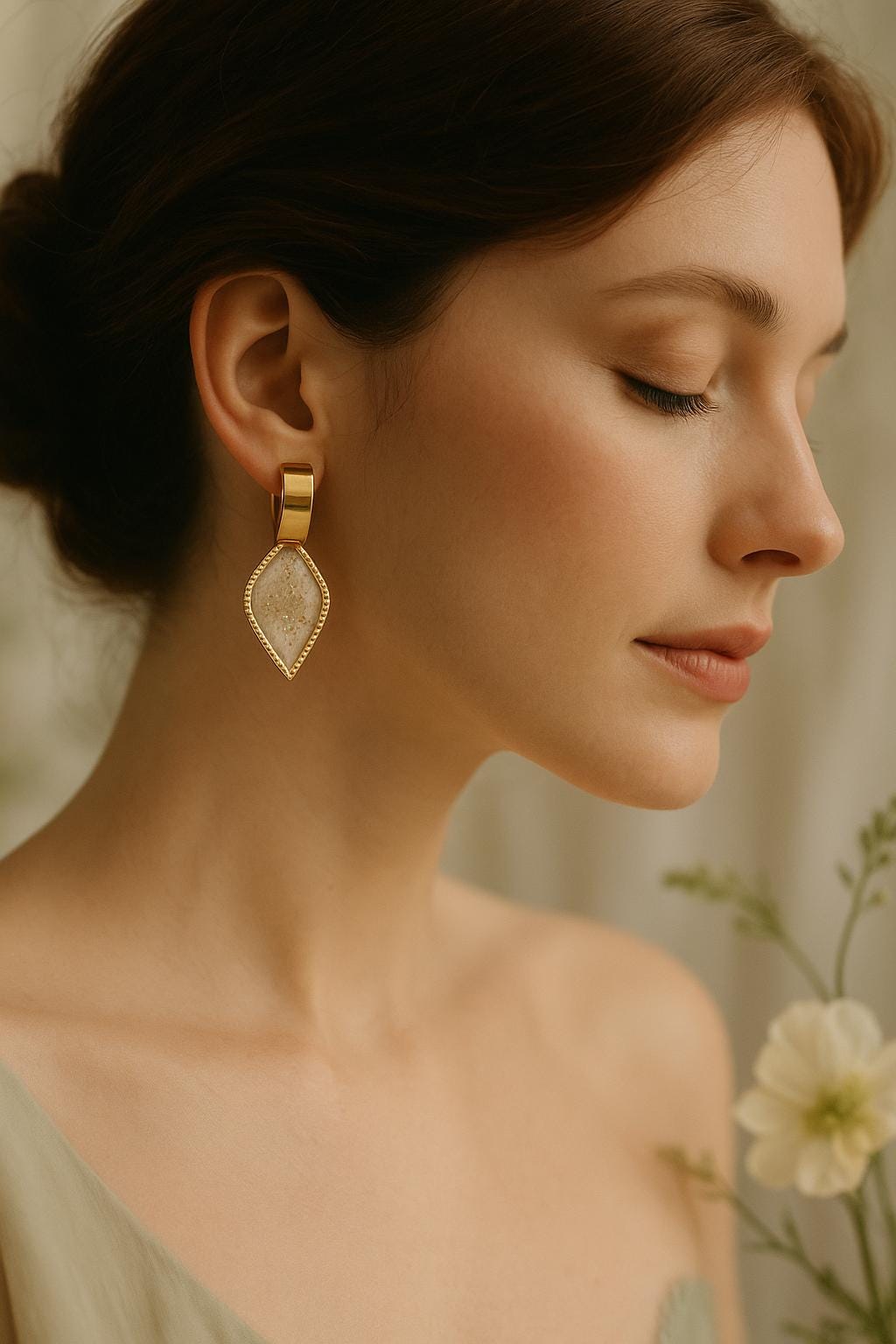 ✨ Come scegliere gli orecchini ed essere bellissima – Tipologie di viso - parte 2 - Petali e passioni Bijoux