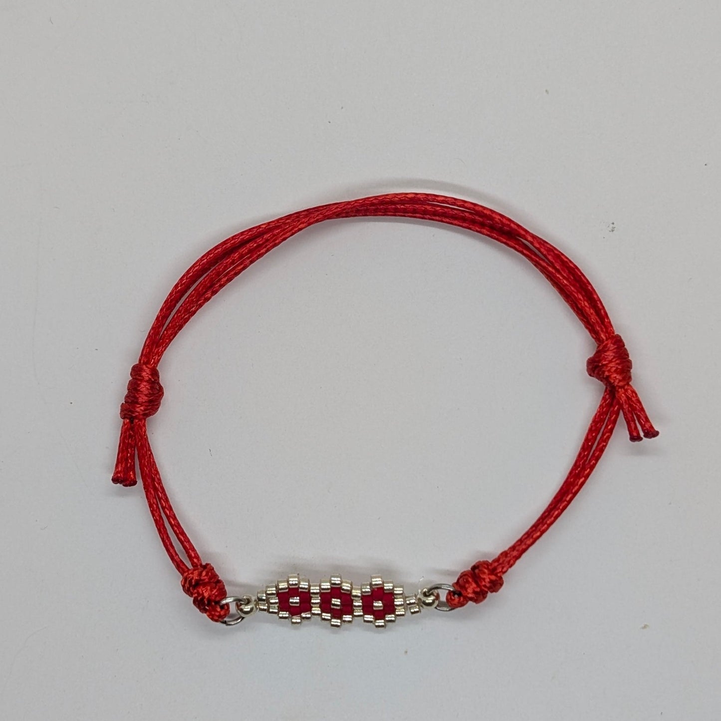 Bracciale a cordino rosso