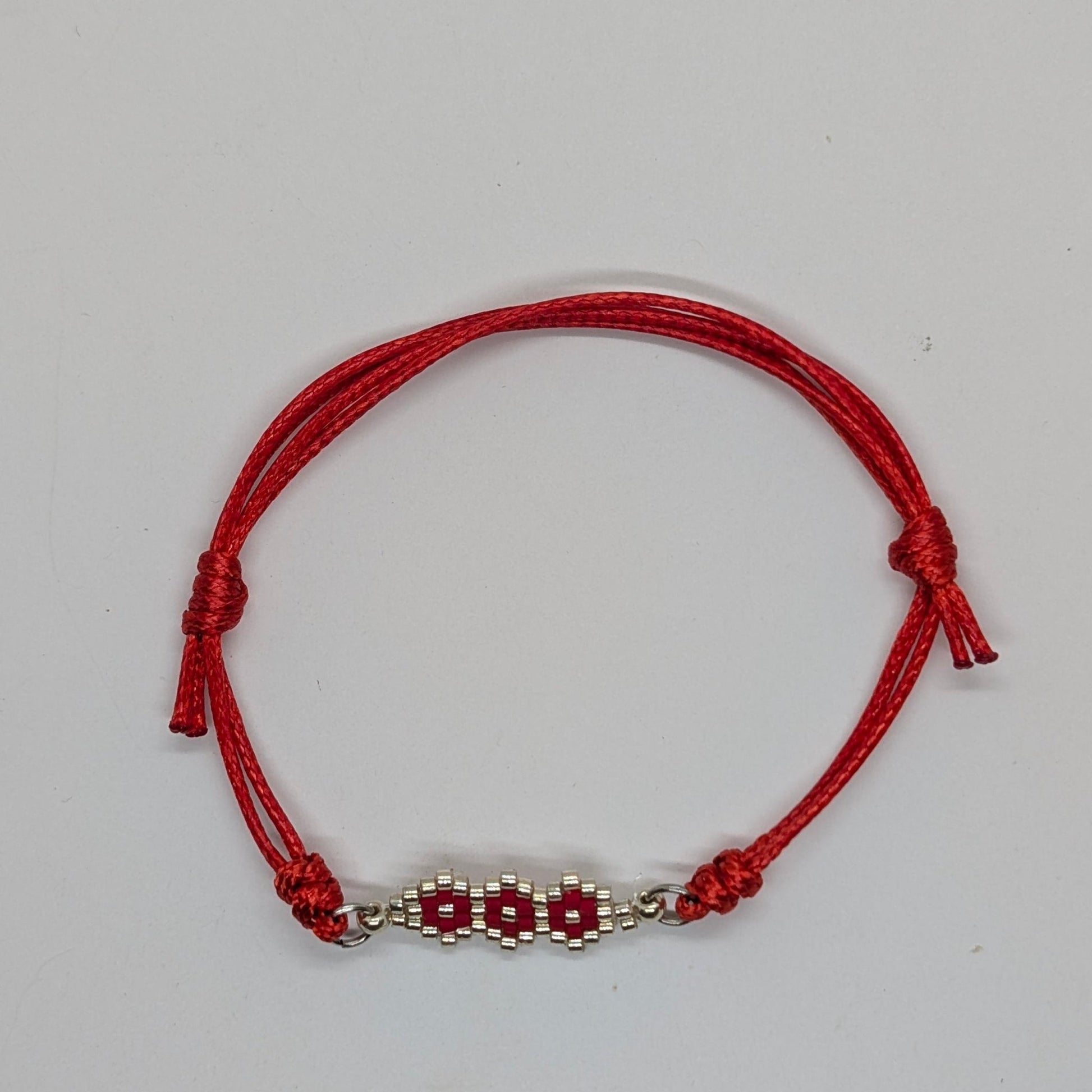 Bracciale a cordino rosso