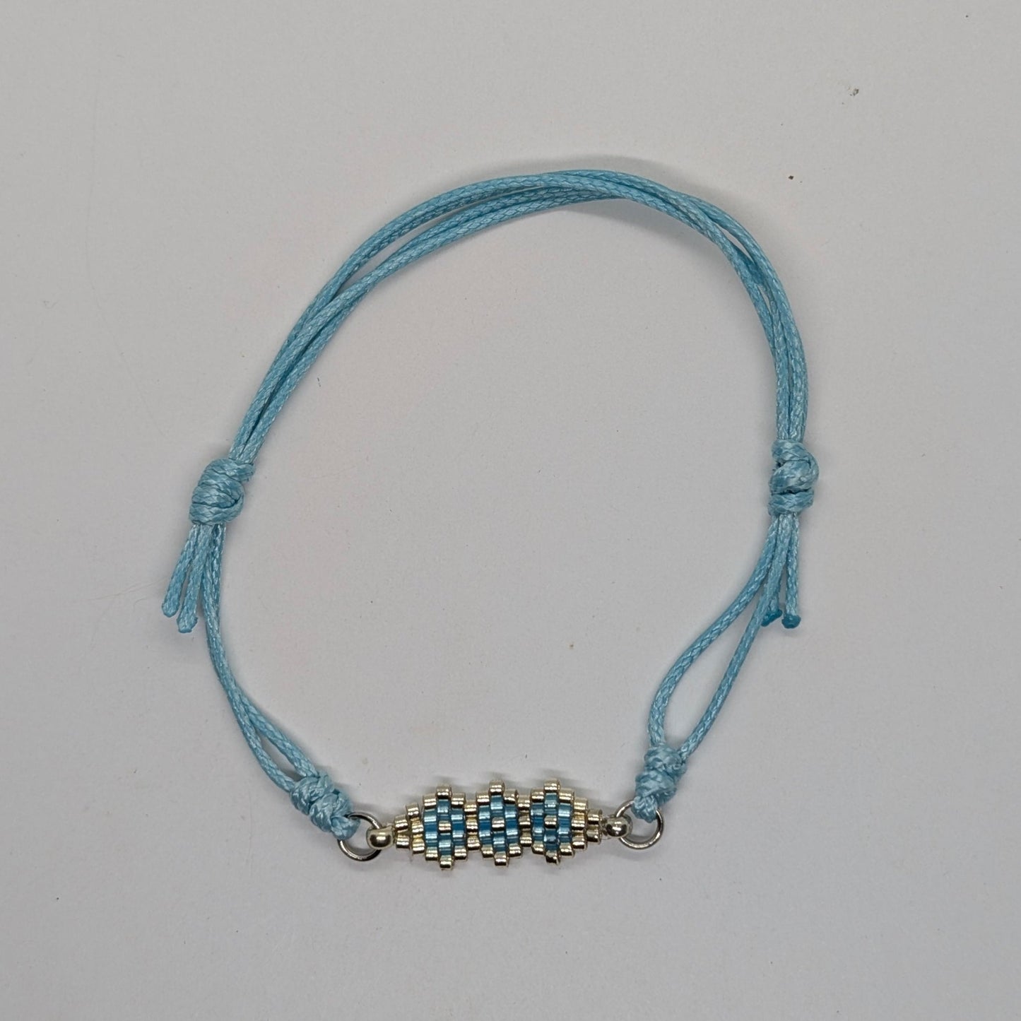 Bracciale a cordino turchese
