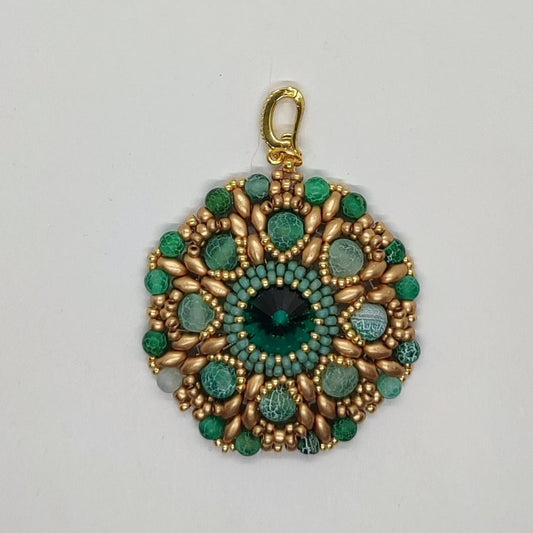 Collana con medaglione ANEMONE - Lapislazzuli (Copia) in vendita su Petali e Passioni Bijoux