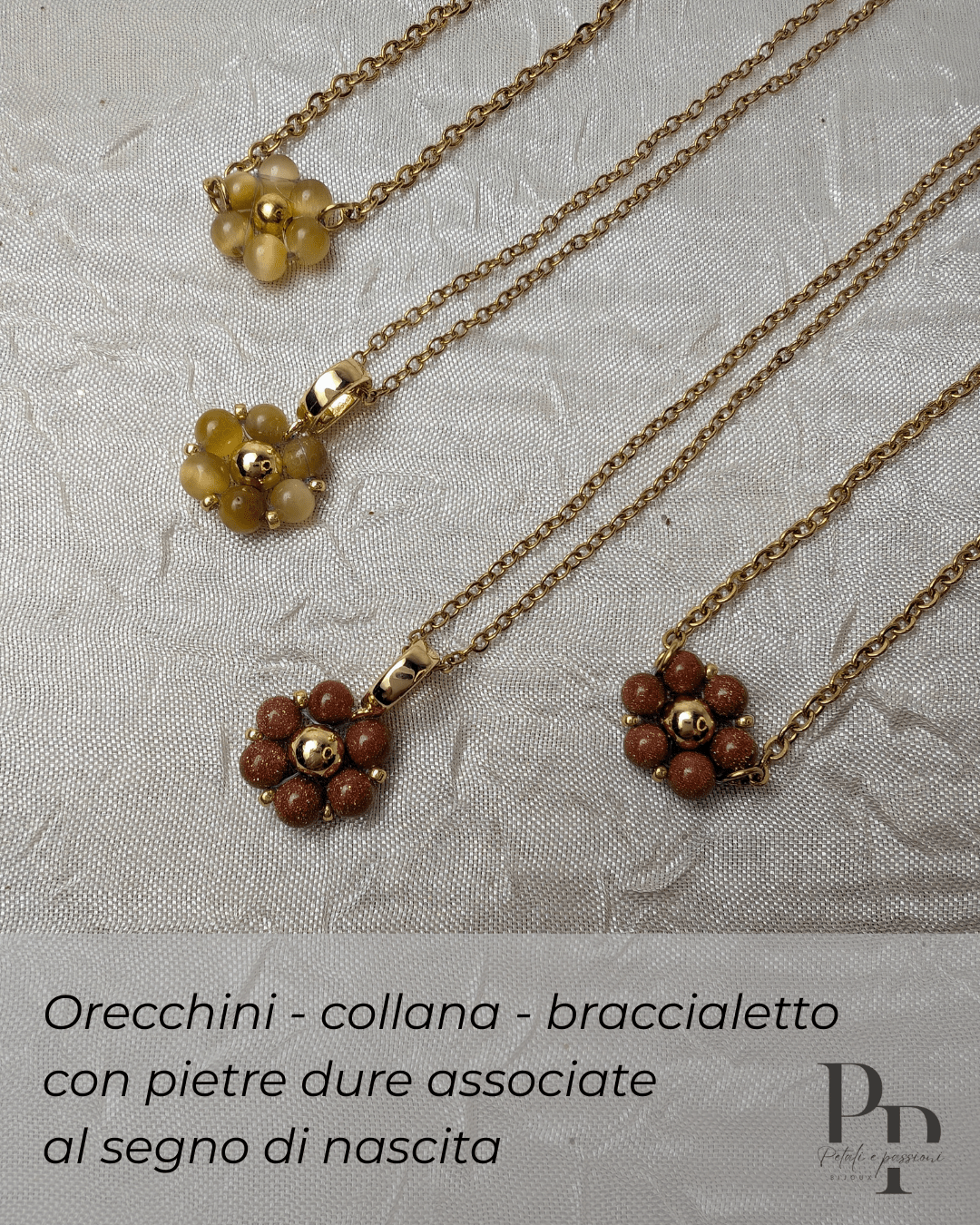 Collana FIORE ZODIACALE - Tutti i segni in vendita su Petali e Passioni Bijoux