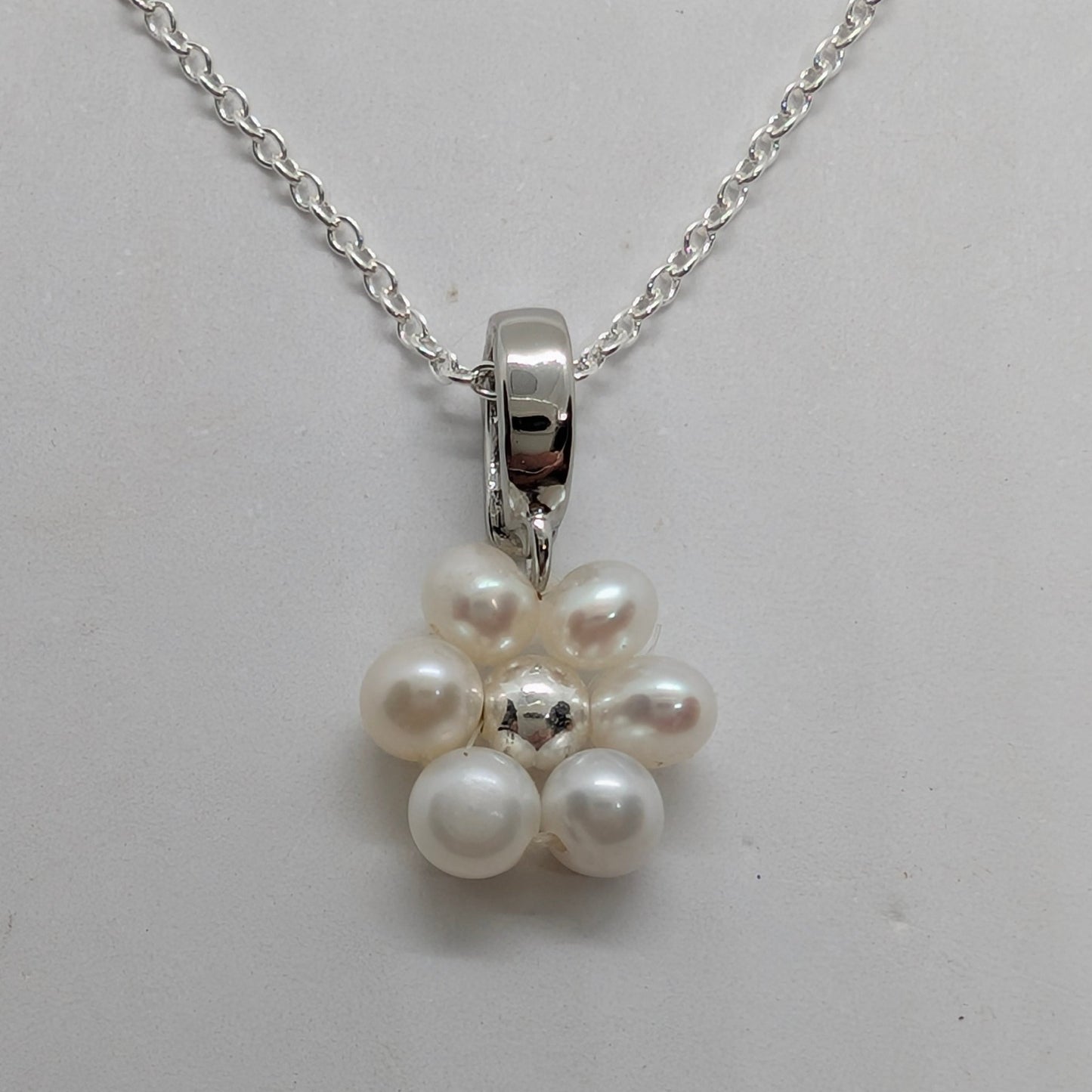 Girocollo Fior di Perla - Argento 925 in vendita su Petali e Passioni Bijoux