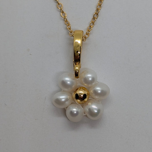 Girocollo Fior di Perla - Oro in vendita su Petali e Passioni Bijoux