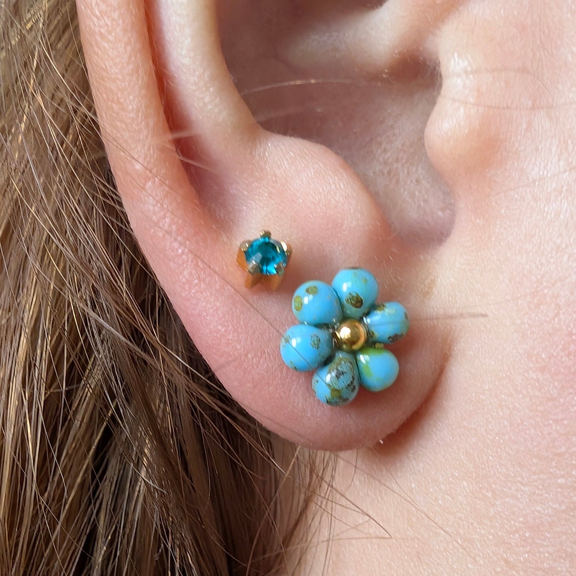 MINI PETALI - SET 3 paia di Orecchini - Primavera in vendita su Petali e Passioni Bijoux