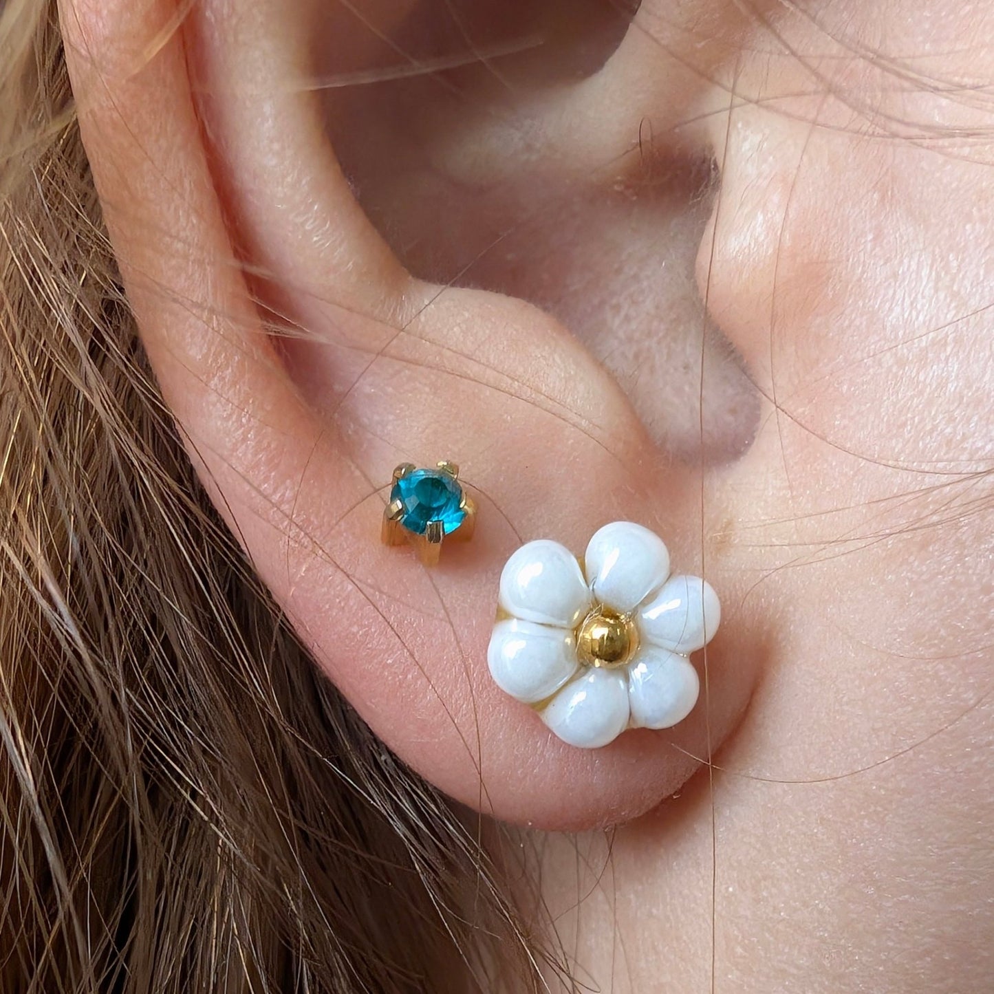 MINI PETALI - SET orecchini e collana - Essenza in vendita su Petali e Passioni Bijoux