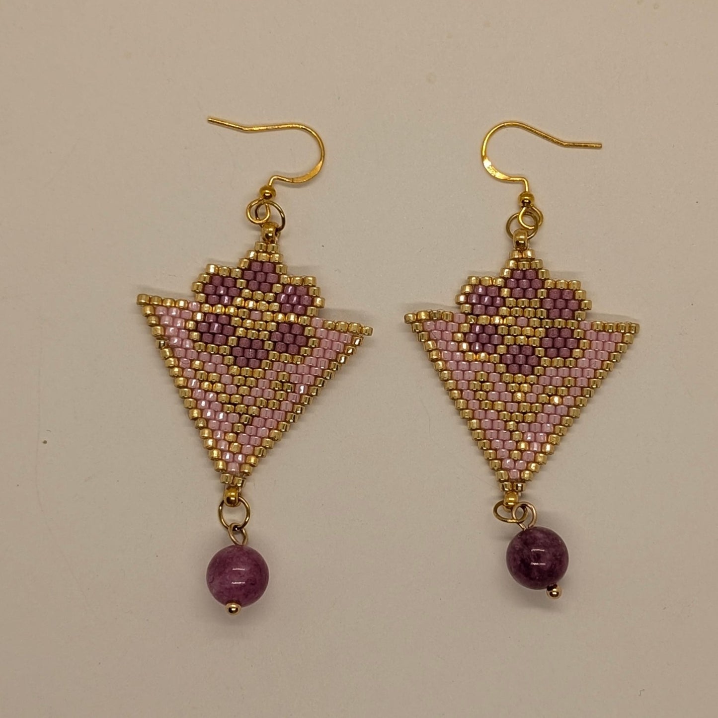 Orecchini AKARI - Rosa in vendita su Petali e Passioni Bijoux