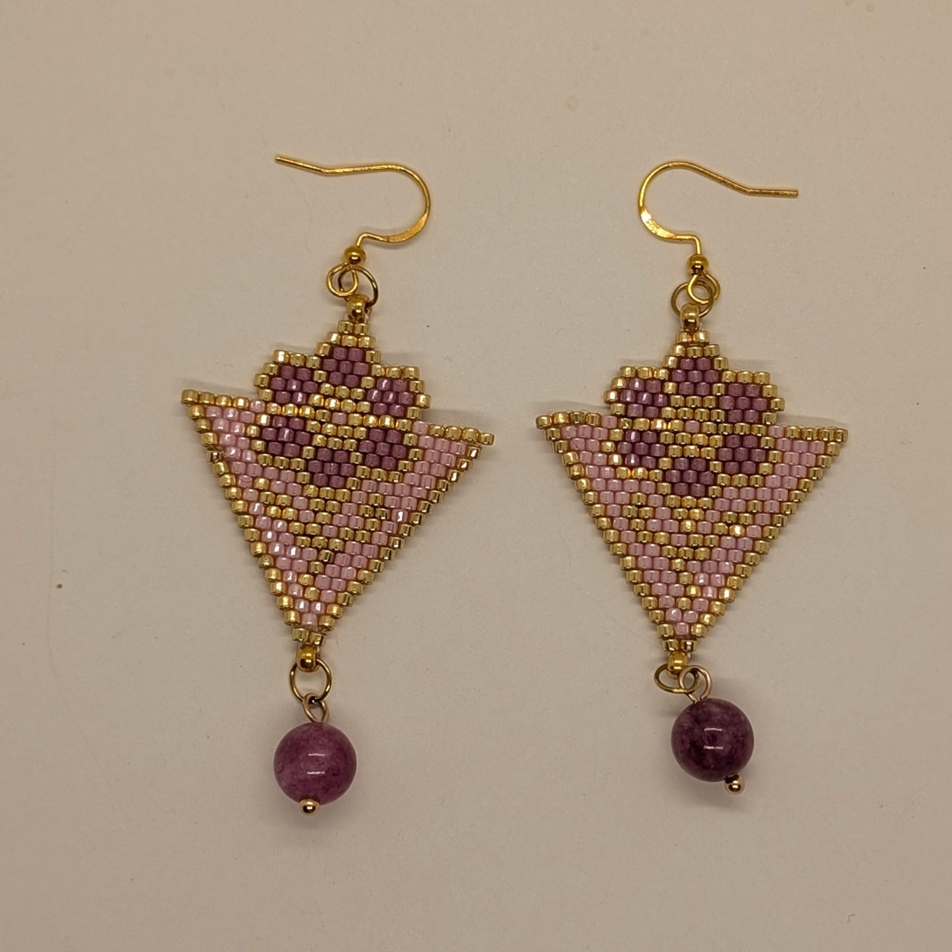 Orecchini AKARI - Rosa in vendita su Petali e Passioni Bijoux