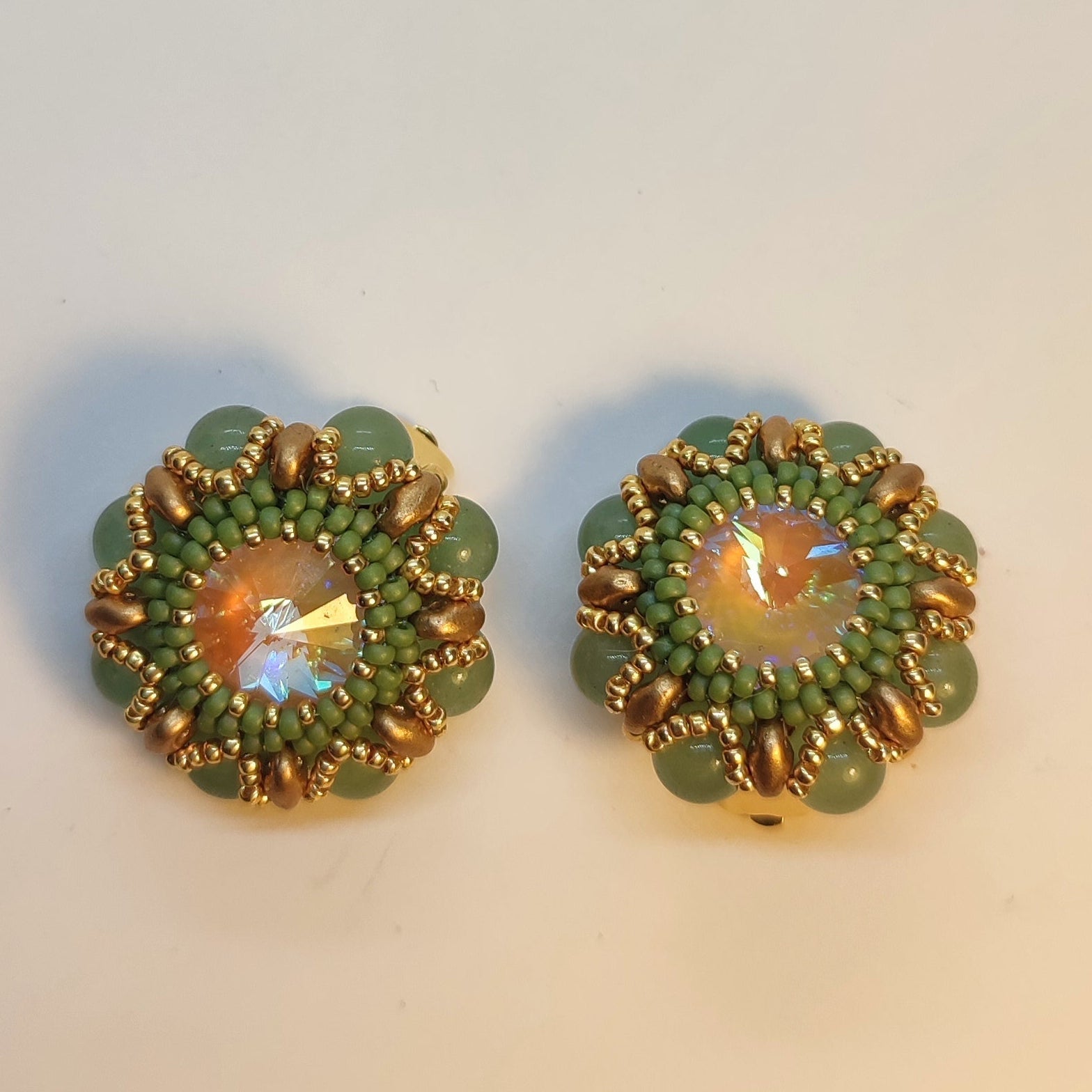 Orecchini ANEMONE - A4VVENTURINA in vendita su Petali e Passioni Bijoux