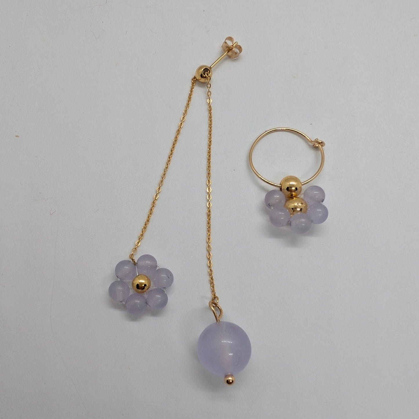 Orecchini ARMONIA - Giada Ice Lilla in vendita su Petali e Passioni Bijoux