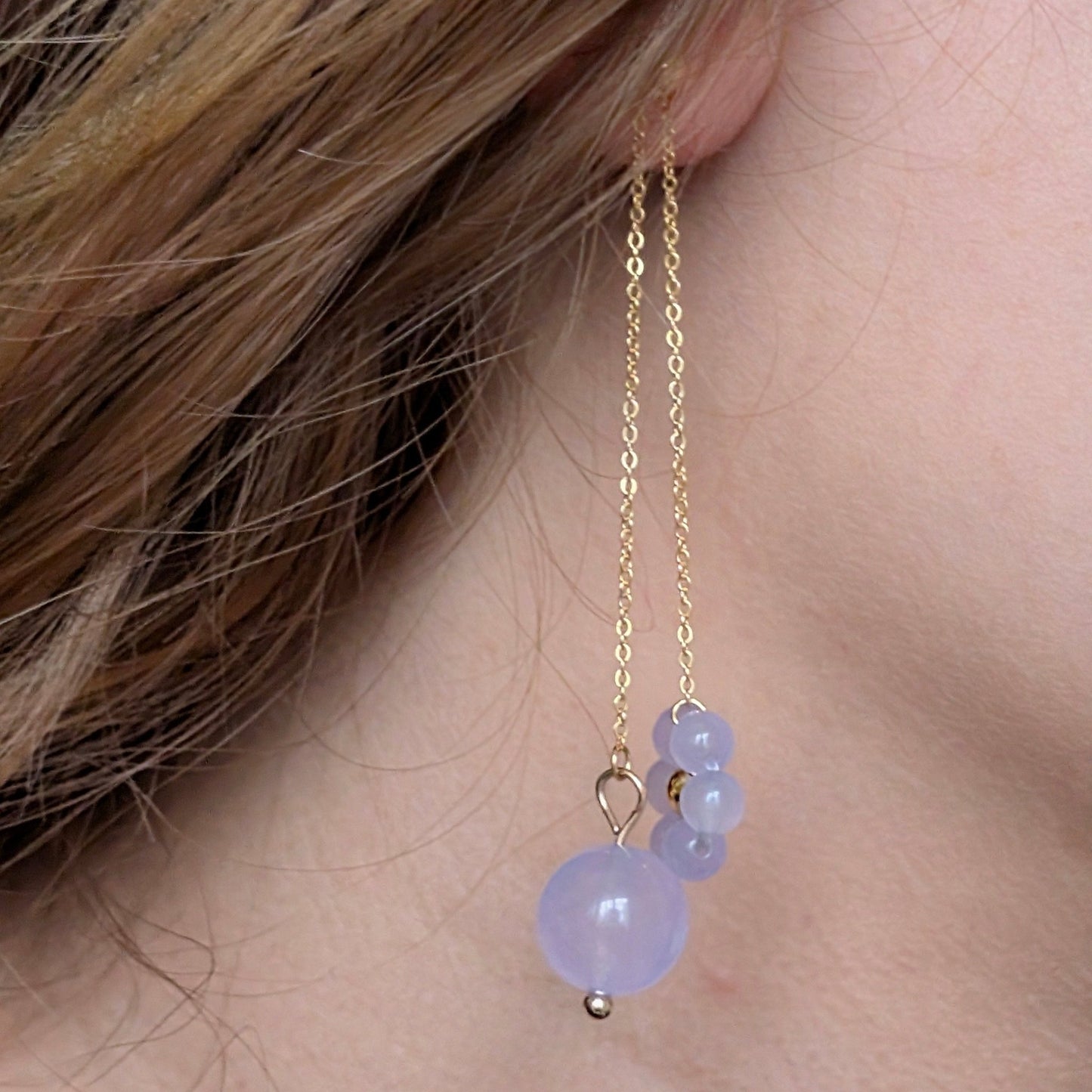 Orecchini ARMONIA - Giada Ice Lilla in vendita su Petali e Passioni Bijoux