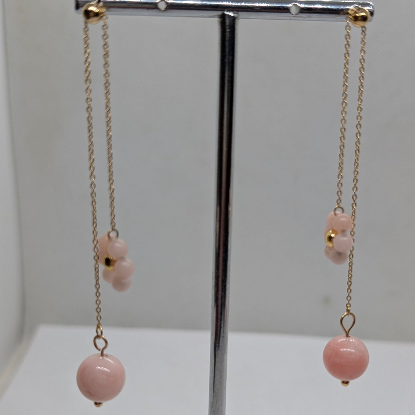Orecchini ARMONIA - Morganite in vendita su Petali e Passioni Bijoux