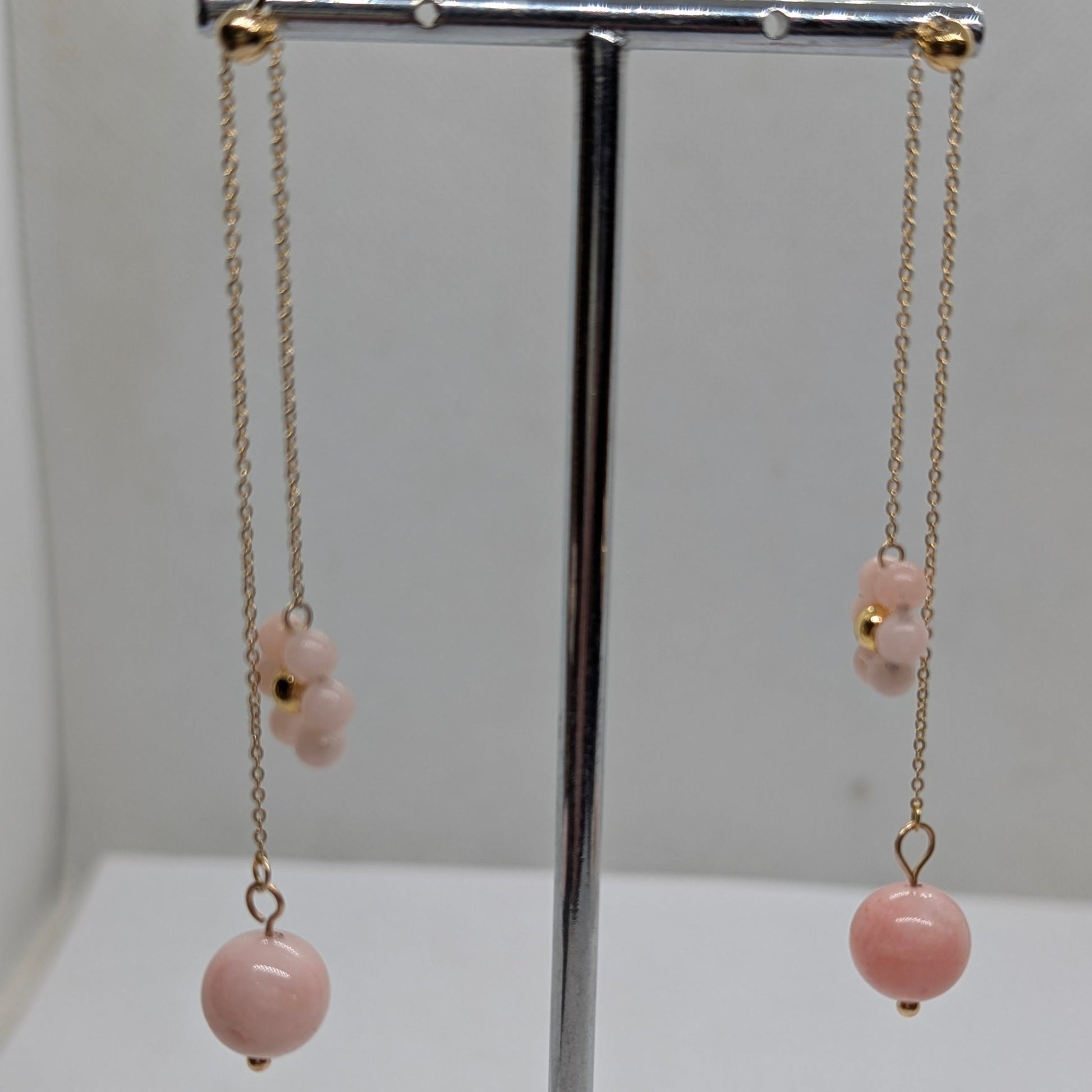 Orecchini ARMONIA - Morganite in vendita su Petali e Passioni Bijoux