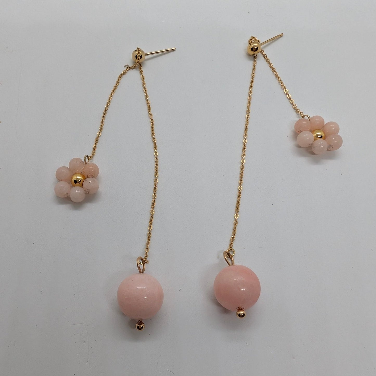 Orecchini ARMONIA - Morganite in vendita su Petali e Passioni Bijoux