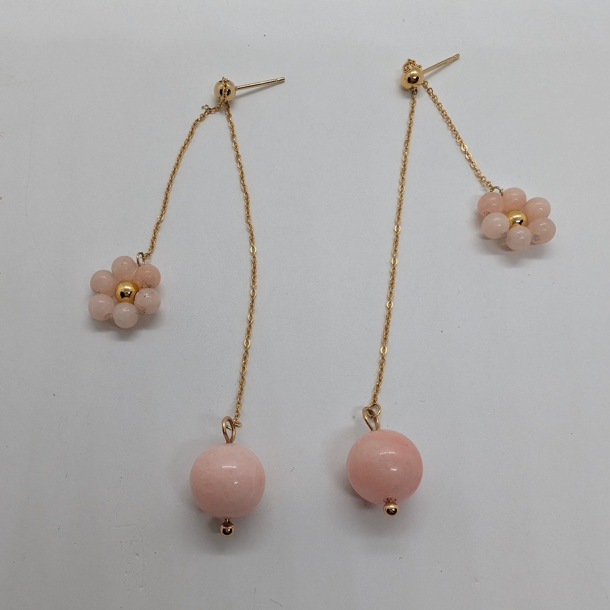 Orecchini ARMONIA - Morganite in vendita su Petali e Passioni Bijoux