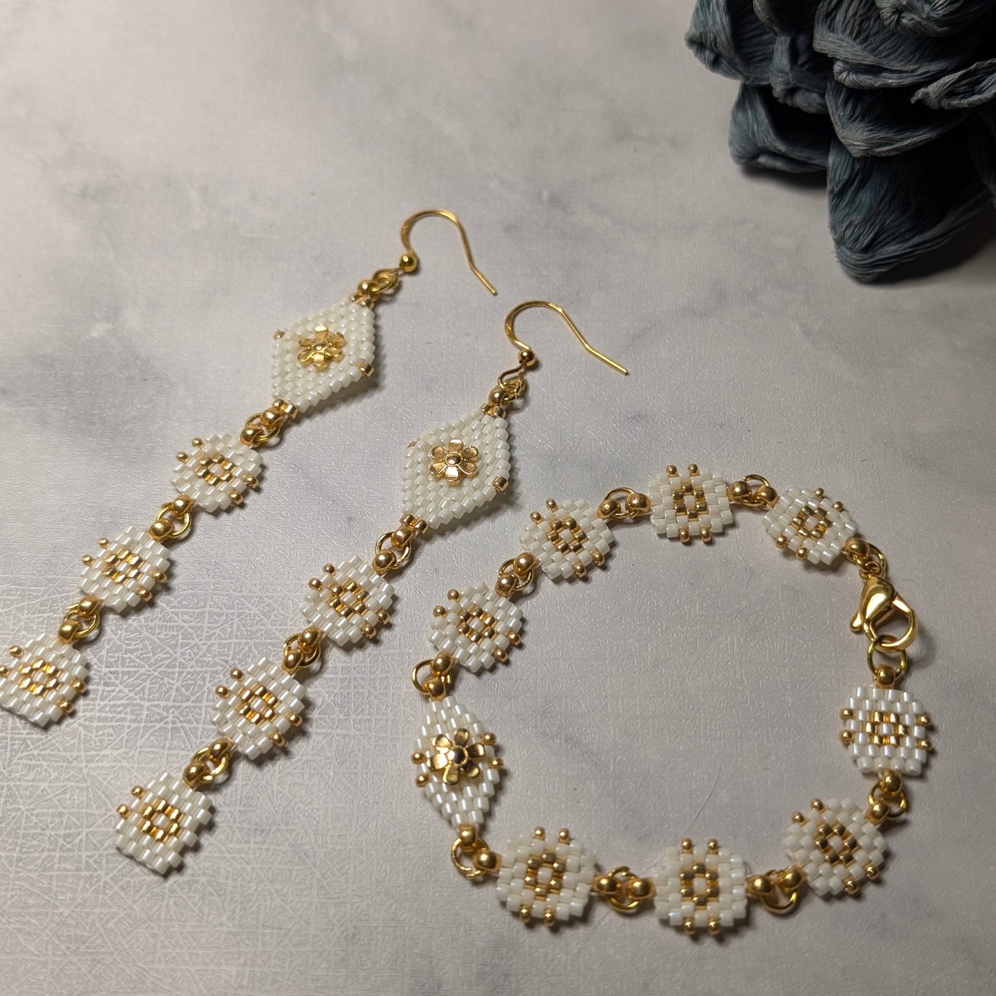 Orecchini - Bracciale - BISANZIO in vendita su Petali e Passioni Bijoux