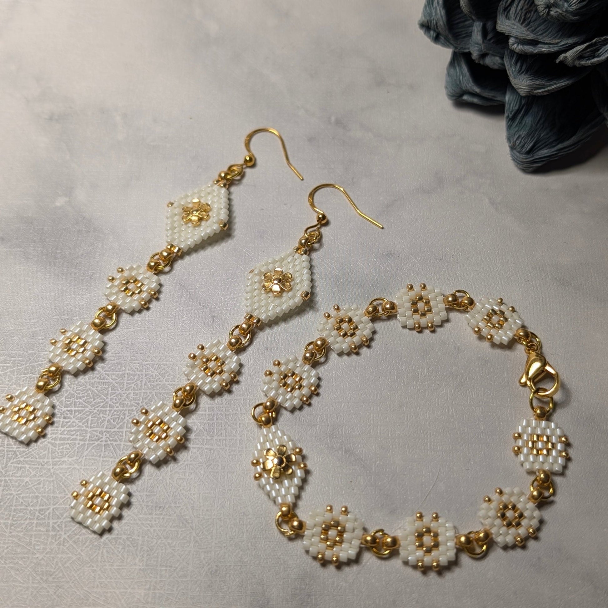 Orecchini - Bracciale - BISANZIO in vendita su Petali e Passioni Bijoux