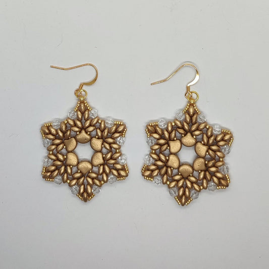 Orecchini - FIOR di NEVE - Oro in vendita su Petali e Passioni Bijoux