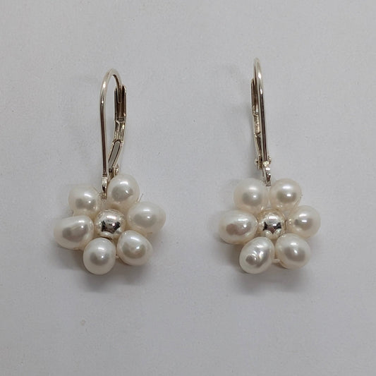 Orecchini FIOR di PERLA - Perle coltivate AAA, Argento 925 in vendita su Petali e Passioni Bijoux