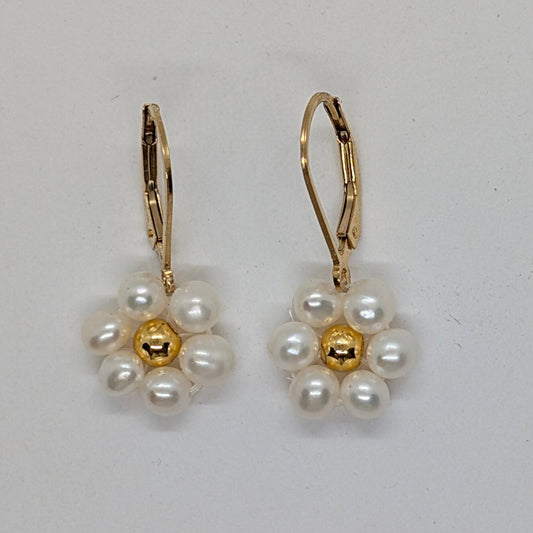 Orecchini FIOR di PERLA - Perle coltivate AAA, oro in vendita su Petali e Passioni Bijoux