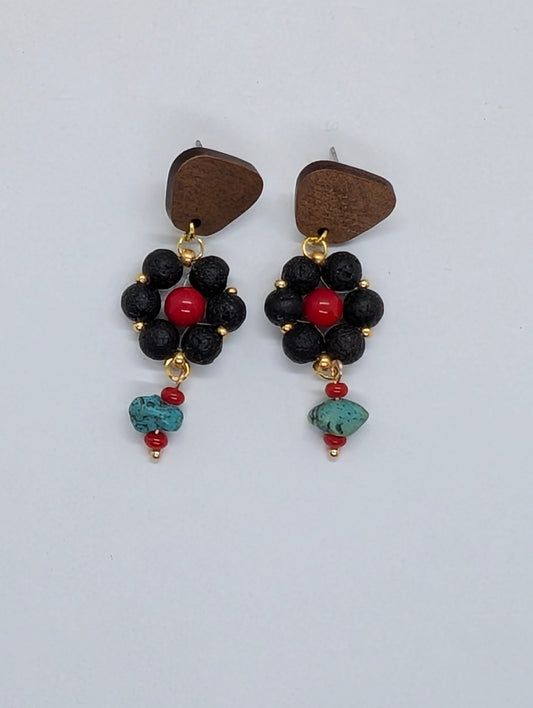 Orecchini FIORE GITANO in vendita su Petali e Passioni Bijoux