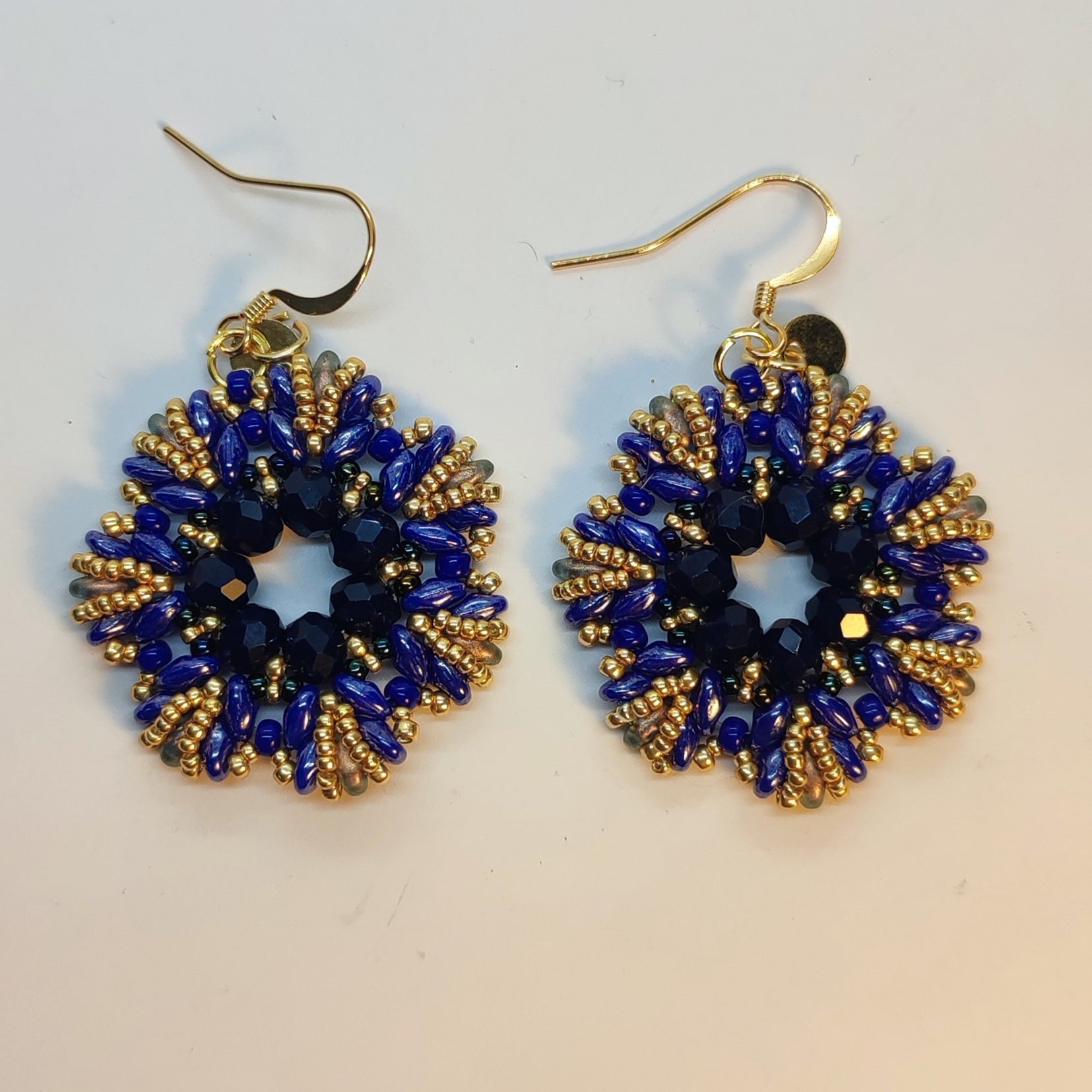 Orecchini FIORELLO - Navy in vendita su Petali e Passioni Bijoux