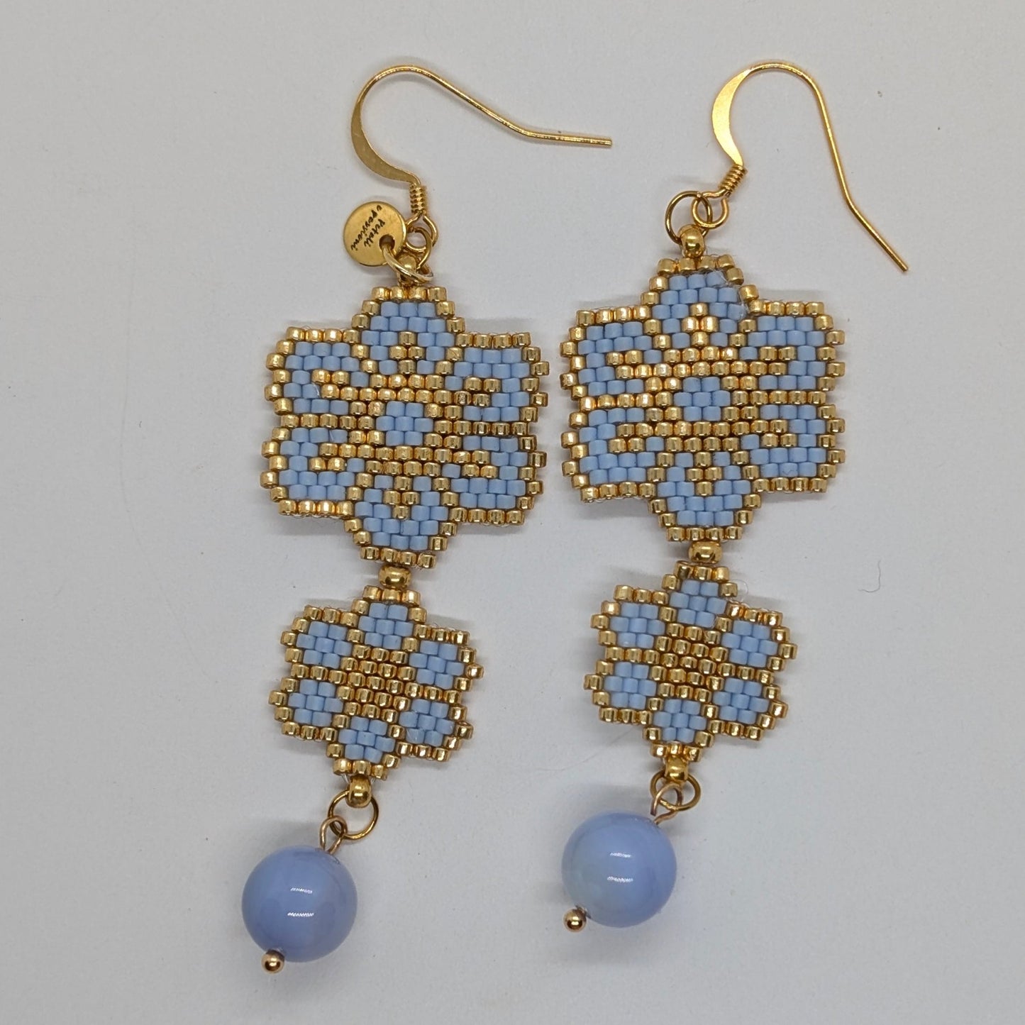 Orecchini HANAMI - Azzurro in vendita su Petali e Passioni Bijoux